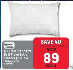 Makro Quilted Standard Ball Fibre Solid Sleeping Pillow offer