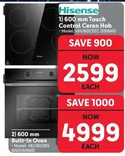Makro Hisense 600 mm Touch Control Ceran Hob offer