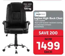 Makro Legion High-Back Chair offer