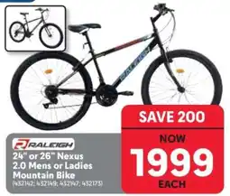 Makro Raleigh Nexus 2.0 Mens or Ladies Mountain Bike offer