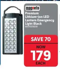 Makro Magneto Premium Lithium-ion LED Lantern Emergency Light Black offer