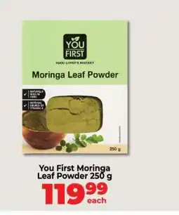 Food Lover's Market You First Moringa Leaf Powder 250 g offer