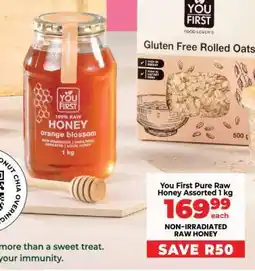 Food Lover's Market You First Pure Raw Honey Assorted 1 kg offer