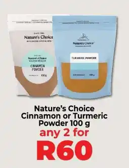 Food Lover's Market Nature’s Choice Cinnamon or Turmeric Powder 100 g offer