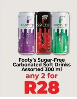 Food Lover's Market Footy's Sugar Free Carbonated Soft Drinks offer