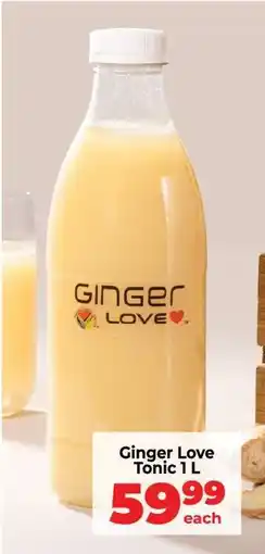 Food Lover's Market Ginger Love Tonic 1 L offer