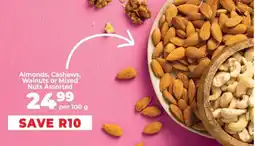 Food Lover's Market Almonds, Cashews, Walnuts or Mixed Nuts Assorted offer