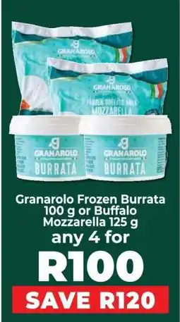 Food Lover's Market Granarolo Frozen Burrata or Buffalo Mozzarella offer