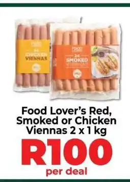 Food Lover's Market Food Lover's Red, Smoked or Chicken Viennas offer
