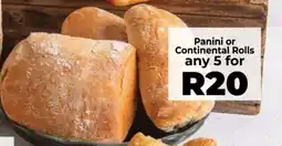 Food Lover's Market Panini or Continental Rolls offer