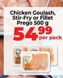 Food Lover's Market Chicken Goulash, Stir-Fry or Fillet Prego 500 g offer