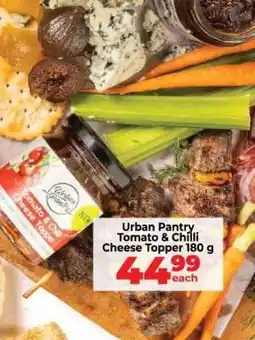 Food Lover's Market Urban Pantry Tomato & Chilli Cheese Topper 180 g offer