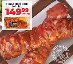 Food Lover's Market Flame Herb Pork Loin Rib offer