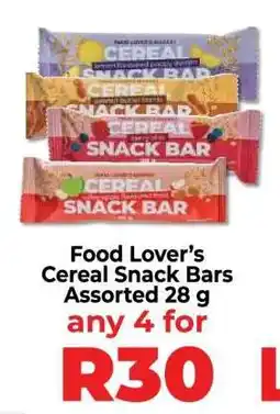 Food Lover's Market Food Lover’s Cereal Snack Bars Assorted 28 g offer