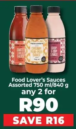 Food Lover's Market Food Lover’s Sauces Assorted offer