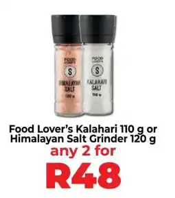 Food Lover's Market Food Lover’s Kalahari or Himalayan Salt Grinder offer
