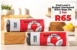 Food Lover's Market Food Lover’s Budget Interleaved Black Bags 20s offer