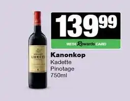 Spar Tops KANONKOP KADETTE PINOTAGE offer