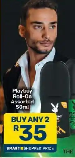 Pick n Pay Playboy Roll-On Assorted 50ml offer