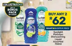 Pick n Pay Sunlight Platinum Dishwashing Liquid Assorted 750ml offer
