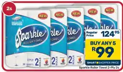 Pick n Pay Hypermarket SPARKLE Roller Towel 2 ply 2s offer