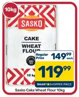 Pick n Pay Hypermarket Sasko Cake Wheat Flour 10kg offer