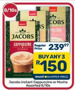 Pick n Pay Hypermarket Jacobs Instant Cappuccino or Mocha Assorted 8/10s offer