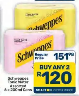 Pick n Pay Hypermarket Schweppes Tonic Water Assorted offer