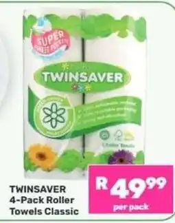Game TWINSAVER 4-Pack Roller Towels Classic offer
