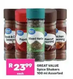 Game GREAT VALUE Spice Shakers offer