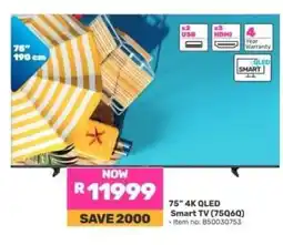 Game 75 4K QLED Smart TV (75Q60) offer