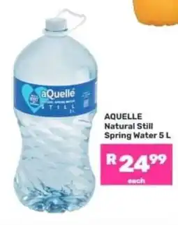 Game aQuellé Natural Still Spring Water 5 L offer