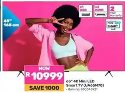Game 65 4K Mini LED Smart TV (UA65M70) offer