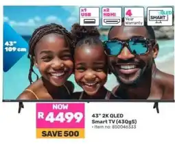 Game 43 2K QLED Smart TV (43QGS) offer