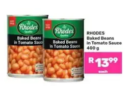 Game Rhodes Baked Beans in Tomato Sauce 400 g offer