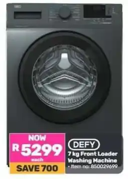 Game DEFY 7 kg Front Loader Washing Machine offer