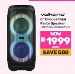 Game Volkano 8 Groove Dual Party Speaker offer