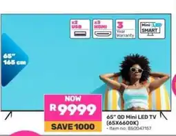 Game 65 QD Mini LED TV (65X6600K) offer