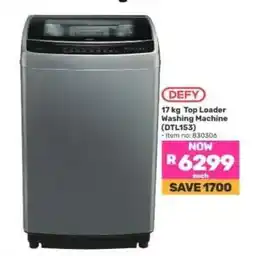 Game DEFY 17 kg Top Loader Washing Machine (DTL153) offer