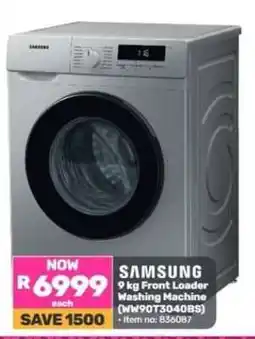 Game Samsung 9 kg Front Loader Washing Machine offer