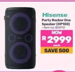 Game Hisense Party Rocker One Speaker HP100 offer