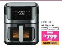 Game LOGIK 8 L Digital Air Fryer offer