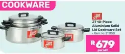 Game J7 10-Piece Aluminium Solid Lid Cookware Set offer