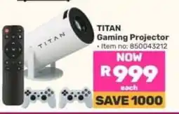 Game TITAN Gaming Projector offer