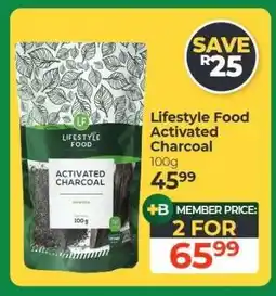 Dis-Chem Lifestyle Food Activated Charcoal offer