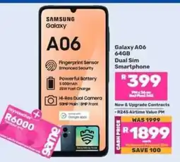 Game Samsung Galaxy A06 64GB Dual Sim Smartphone offer