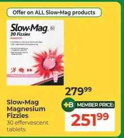 Dis-Chem Slow-Mag Magnesium Fizzies offer