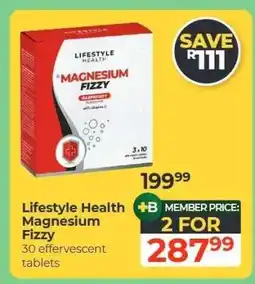 Dis-Chem Lifestyle Health Magnesium Fizzy offer