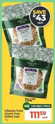 Dis-Chem Lifestyle Food Gluten Free Rolled Oats offer