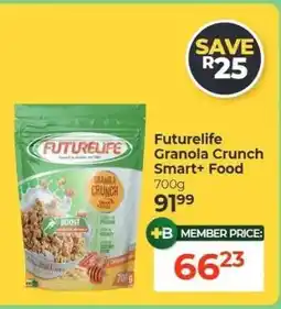Dis-Chem Futurelife Granola Crunch Smart+ Food offer